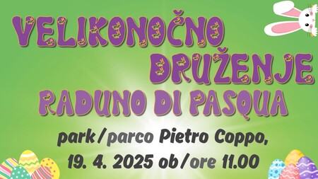 Velikonočno druženje bo v Coppovem parku v soboto od 11. ure dalje.