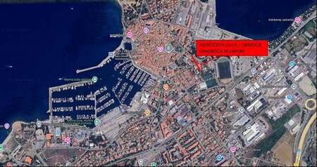 Območje gradbišča in zapore